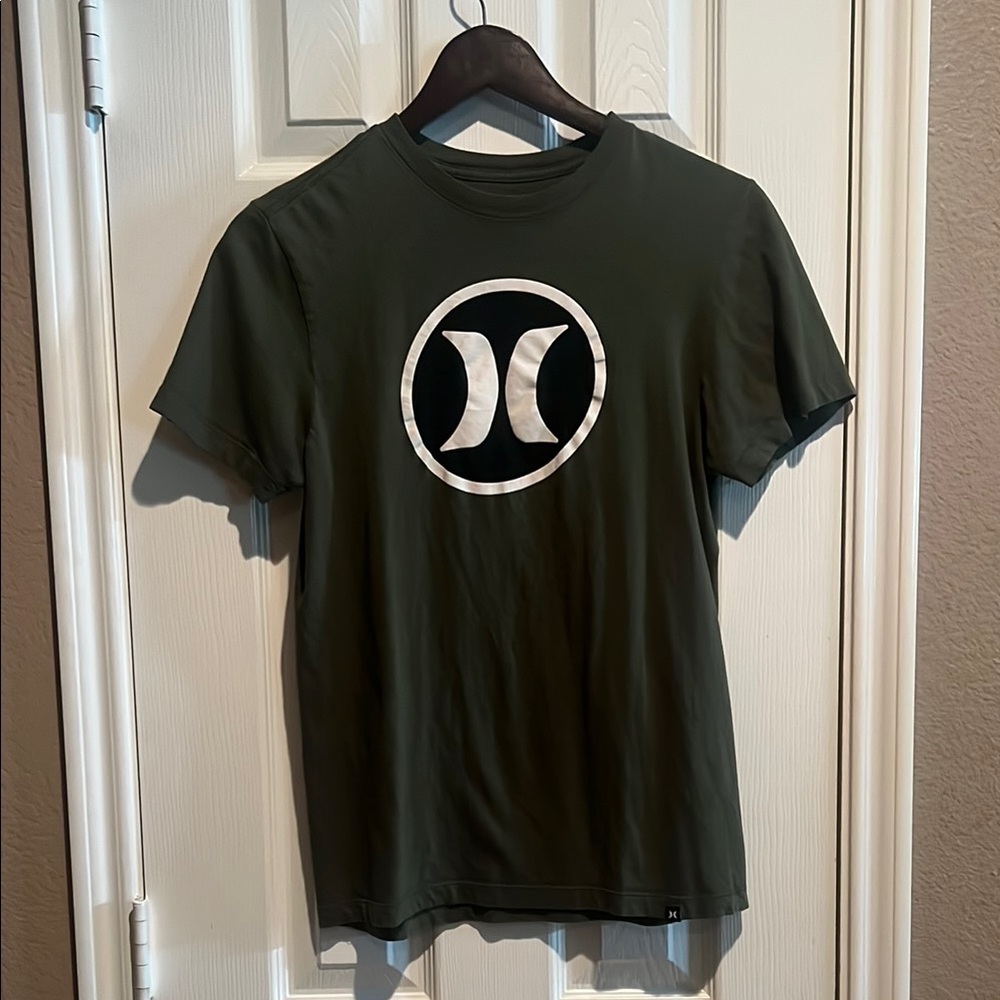 Hurley Olive Green Short Sleeve Tee